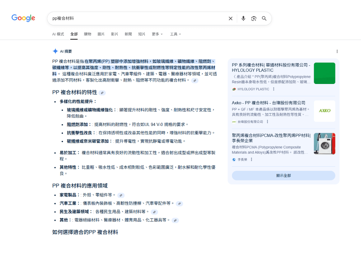 愛貝斯製造業Ai SEO成功案例:台瑋股份有限公司