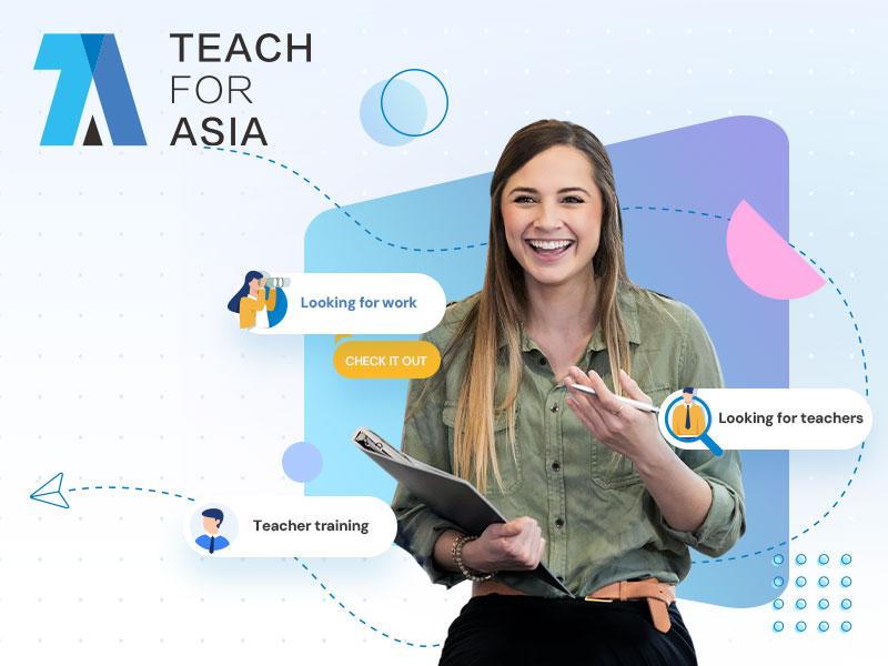 立洋教育機構 Teach For Asia 網頁設計案例