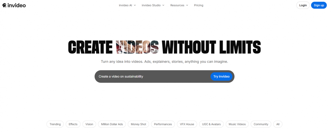 Invideo AI|模板型 AI 影片生成平台 Invideo AI|模板型 AI 影片生成平台