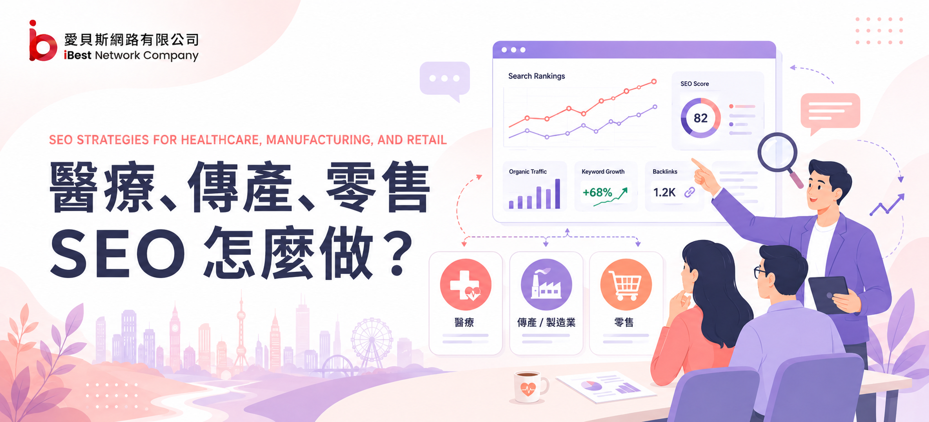 三大產業 SEO 怎麼做？醫療 vs 傳產 vs 零售 SEO 策略分析