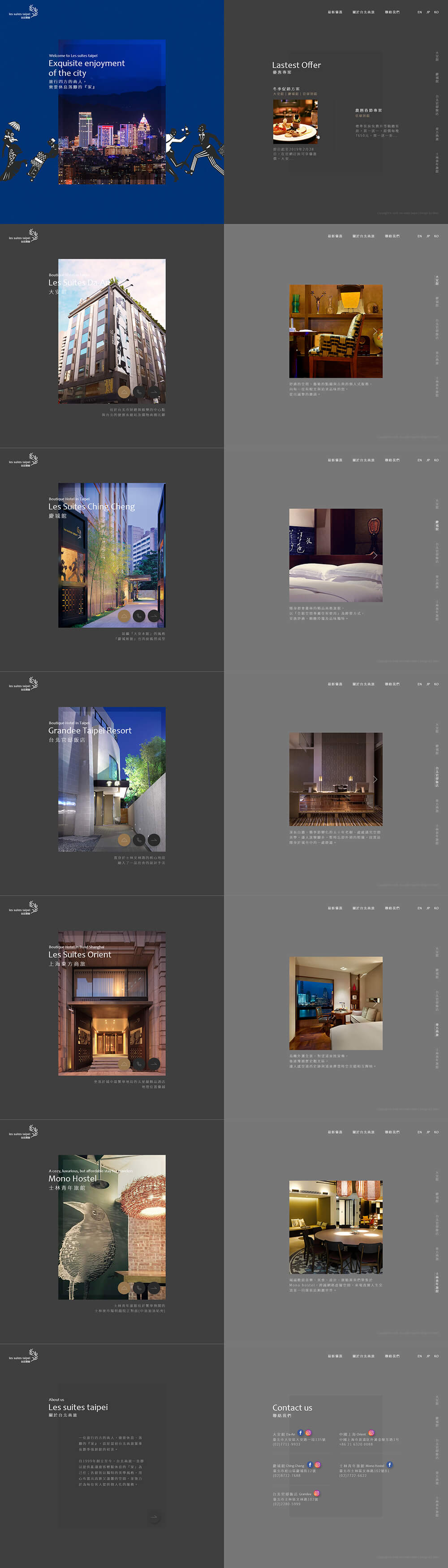 台北商旅-網頁設計案例