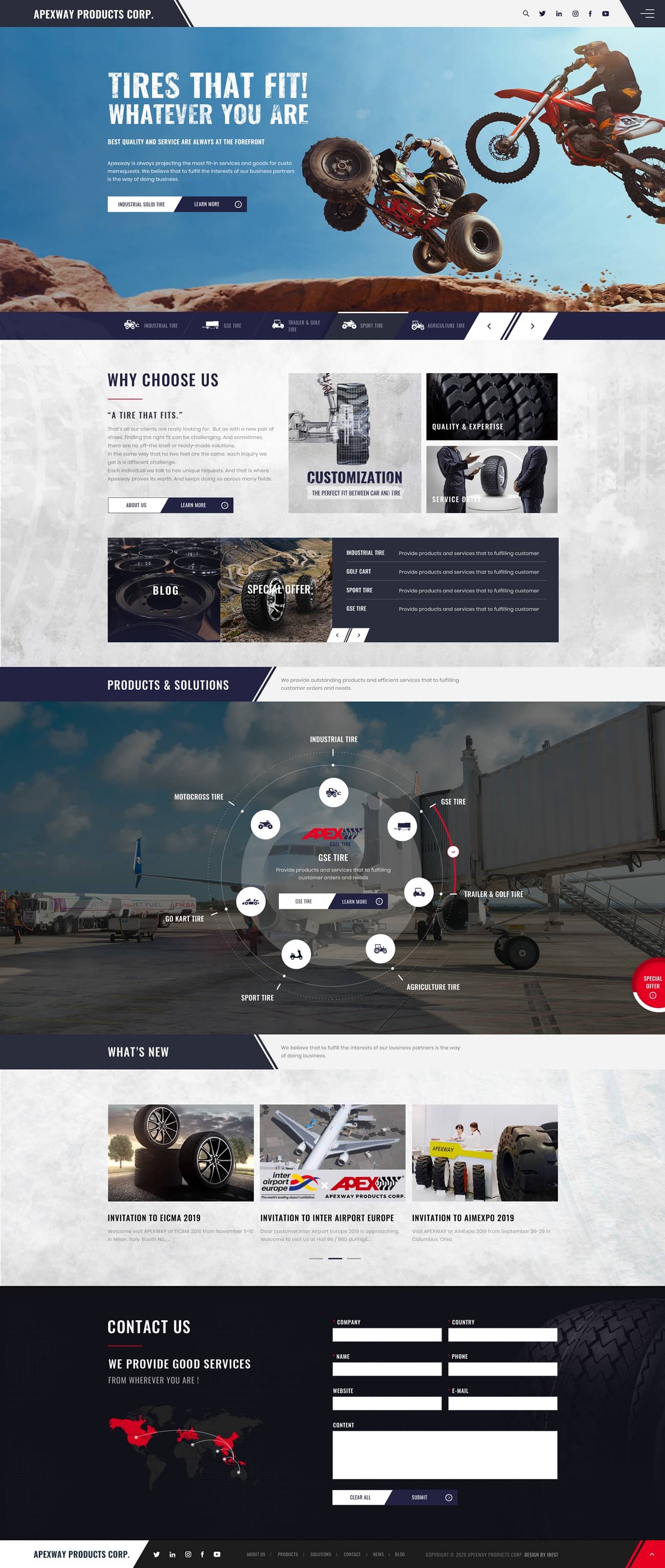 鼎越實業-網頁設計案例