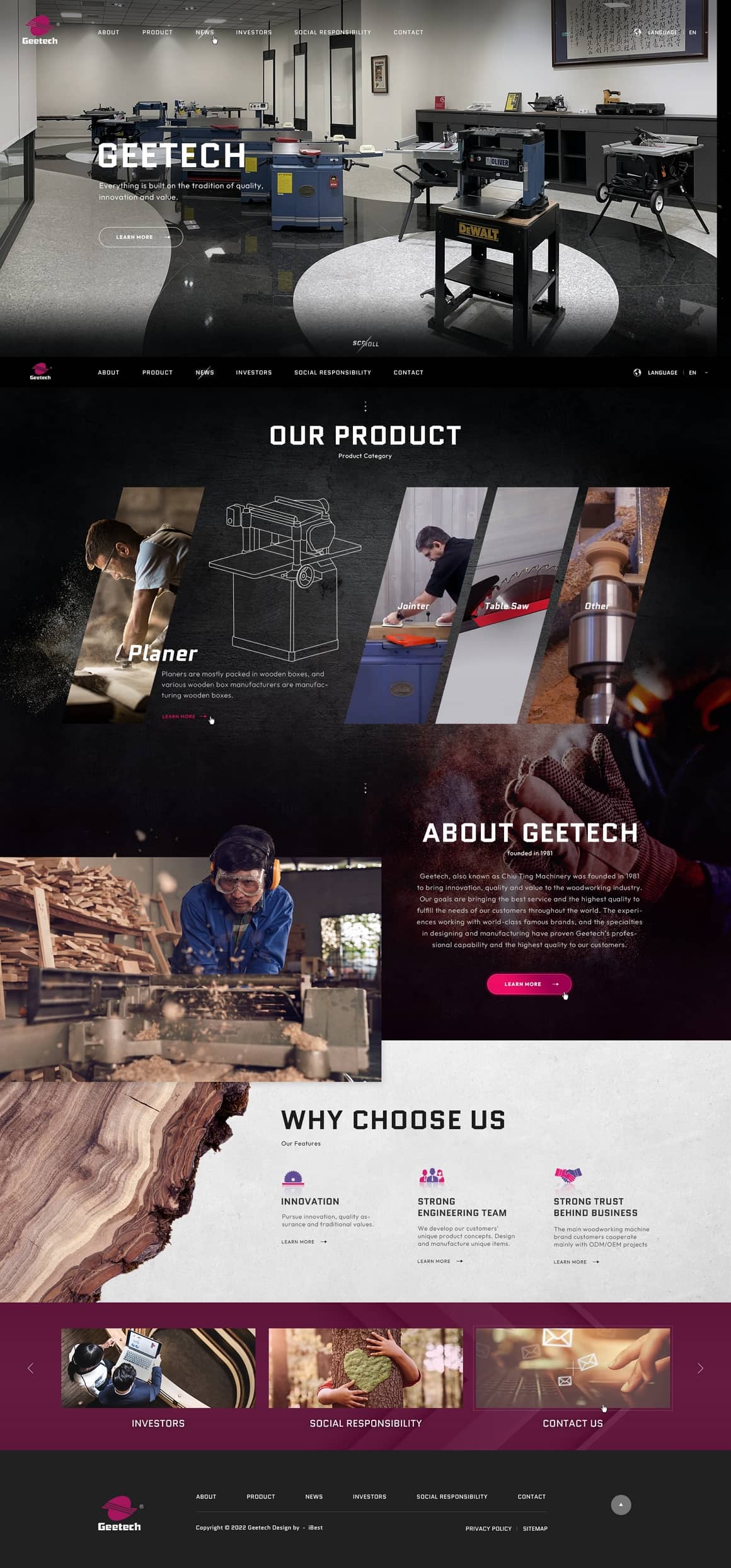 巨庭機械-網頁設計案例