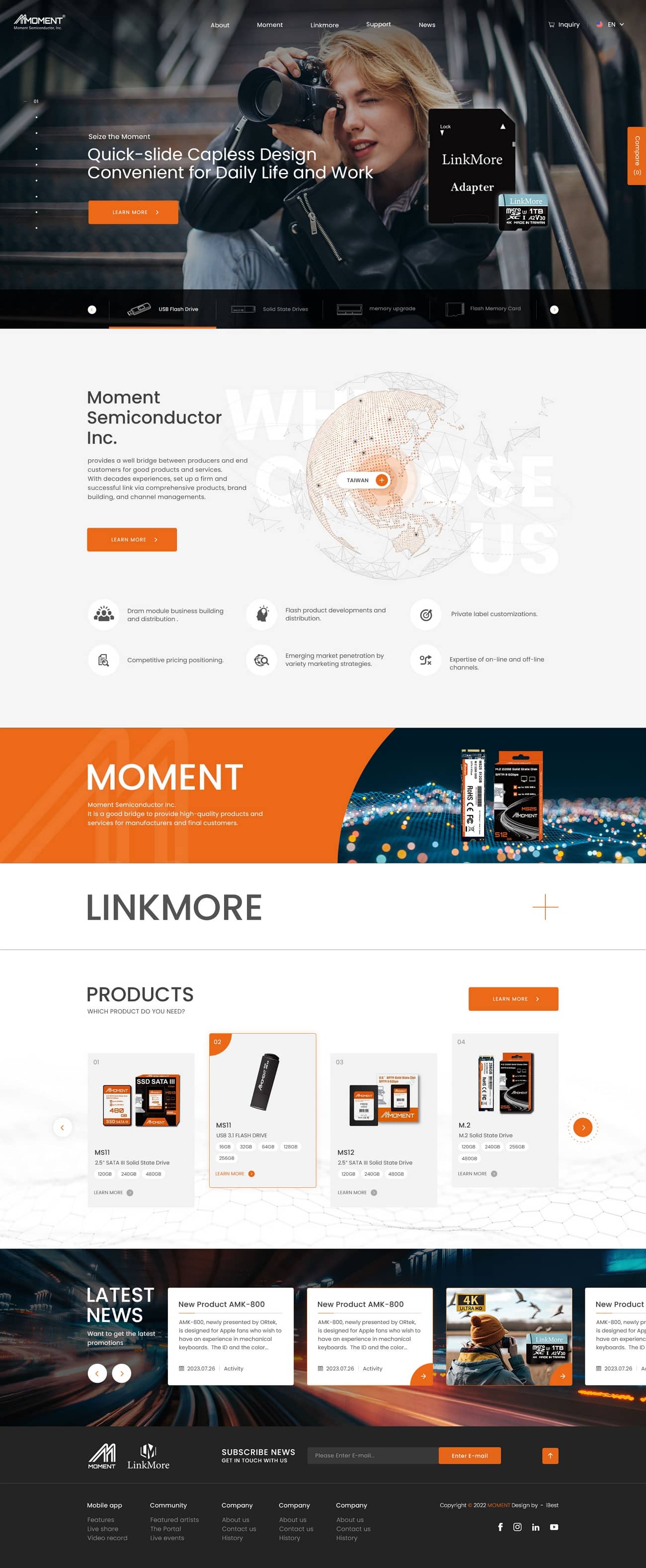 閃點半導體-網頁設計案例