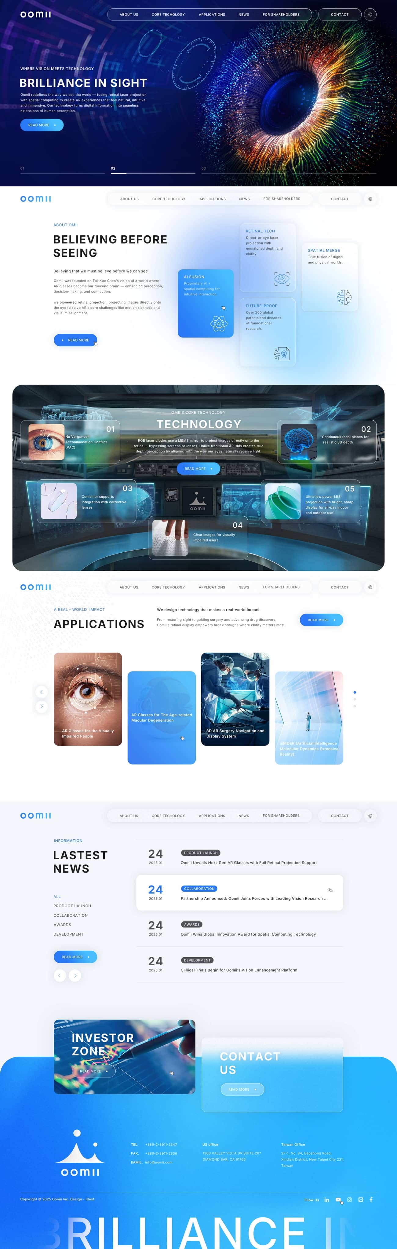 Oomii Inc-網頁設計案例